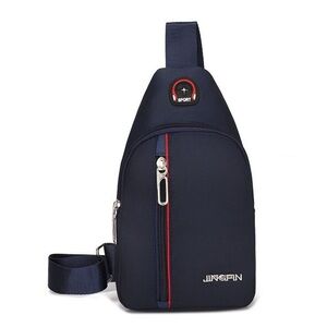 Crossbody Chest Bag for Men, Polyester Sling Shoulder G1